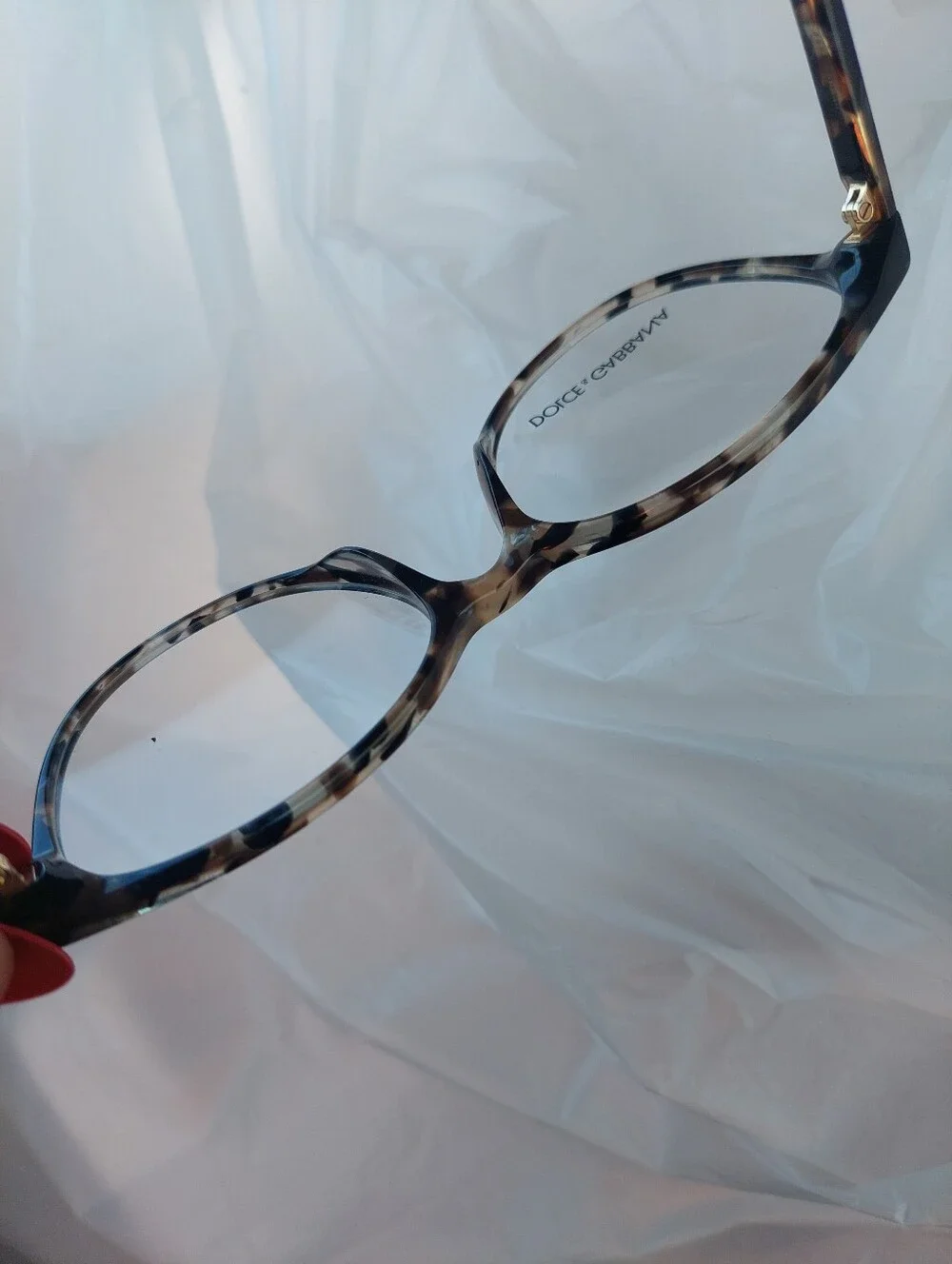 Authentic Dolce And Gabbana Clear Eyeglasses ( Display) VisionWorks